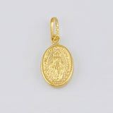 Dije Virgen Milagrosa 0.5 g / 3/4 in Oro Amarillo 18K