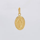 Dije Virgen Milagrosa 0.5 g / 3/4 in Oro Amarillo 18K