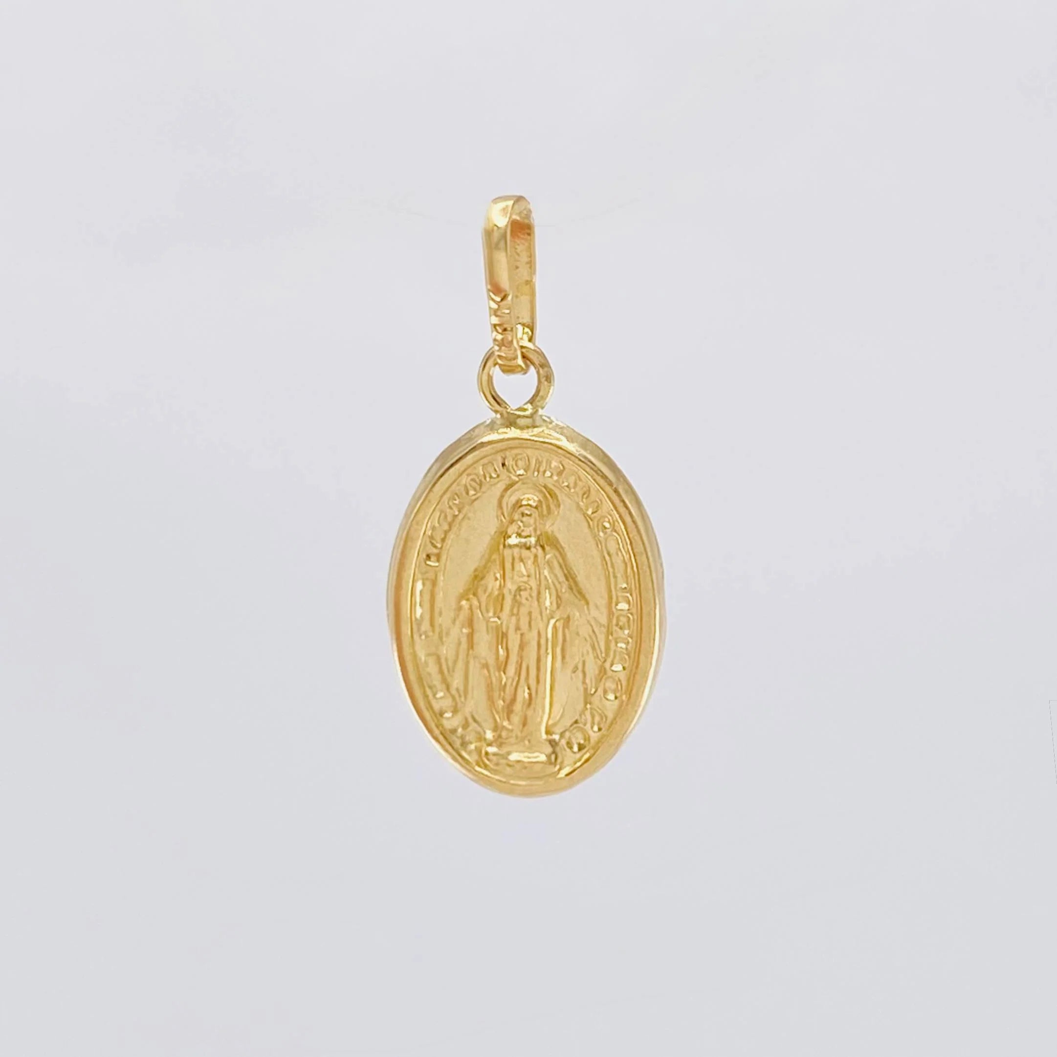 Dije Virgen Milagrosa 0.55g / 3/4 in Oro Amarillo 18K
