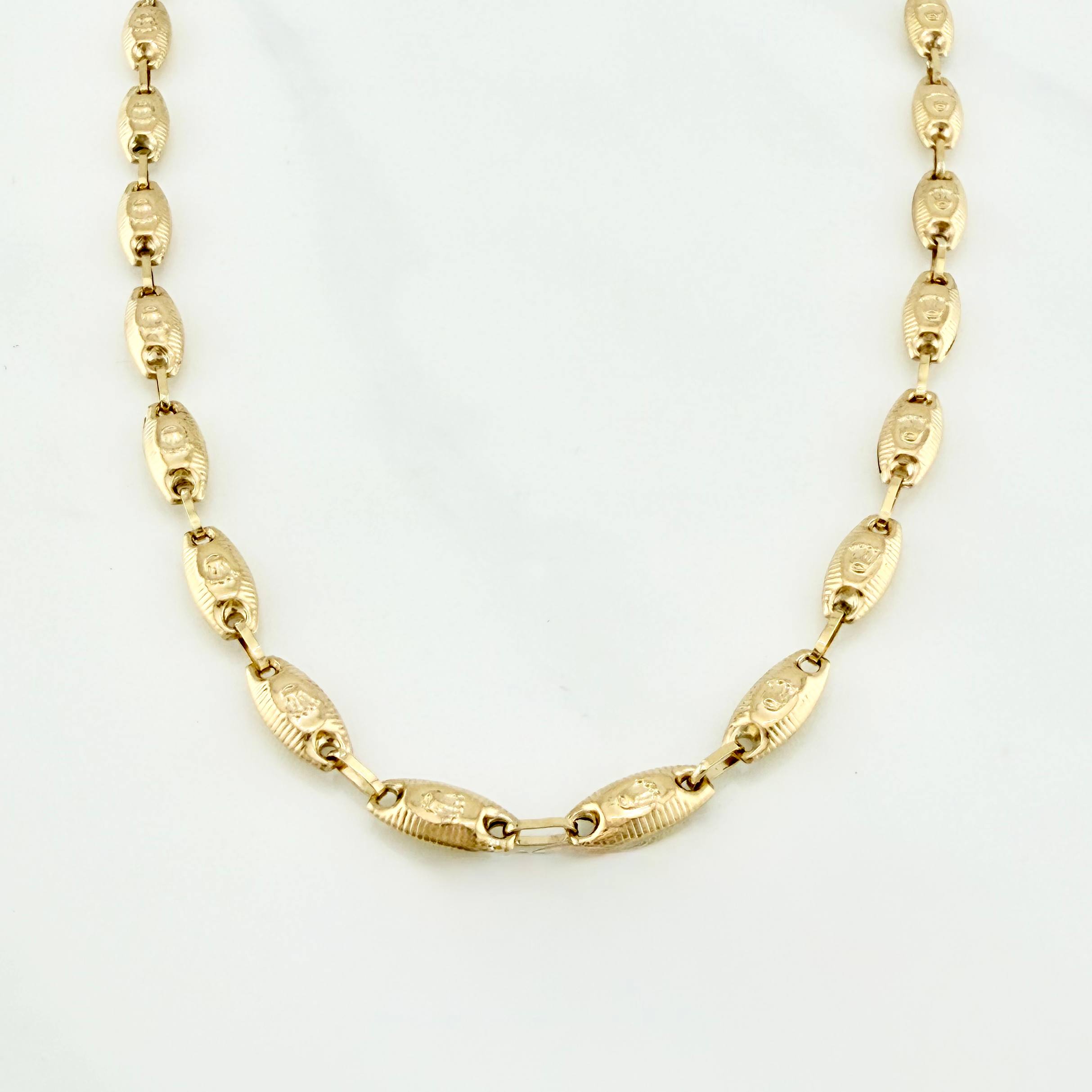 Cadena Rustico Corona 11.45 g / 24 in / 4.38 mm Oro Amarillo 18K