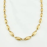 Cadena Rustica Corona 11.3 g / 24 1/2 in / 3.4 mm Oro Amarillo 18K