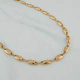 Cadena Rustica Corona 11.3 g / 24 1/2 in / 3.4 mm Oro Amarillo 18K