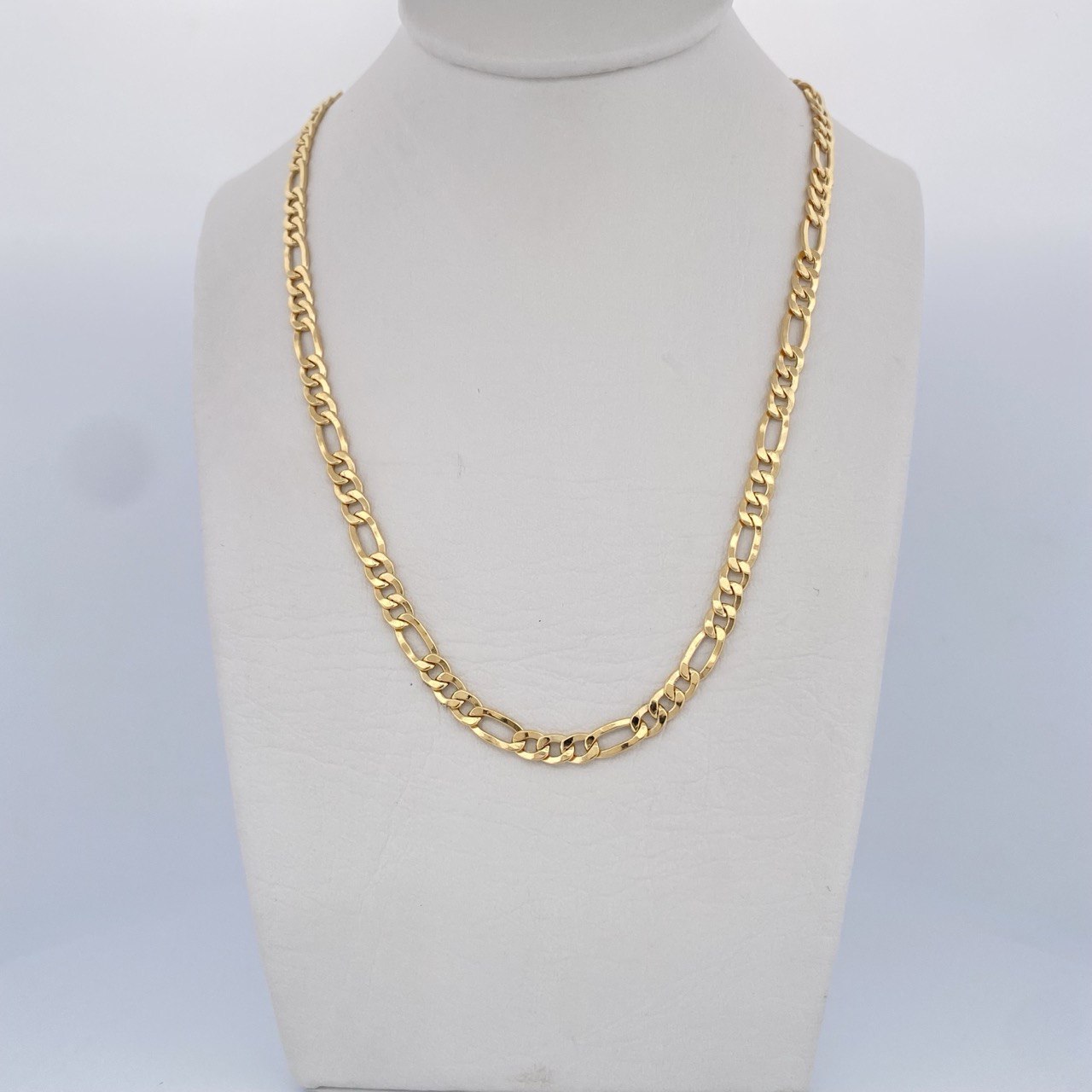 Figaro Chain 6.3gr / 23.8in / +0 18K Gold &