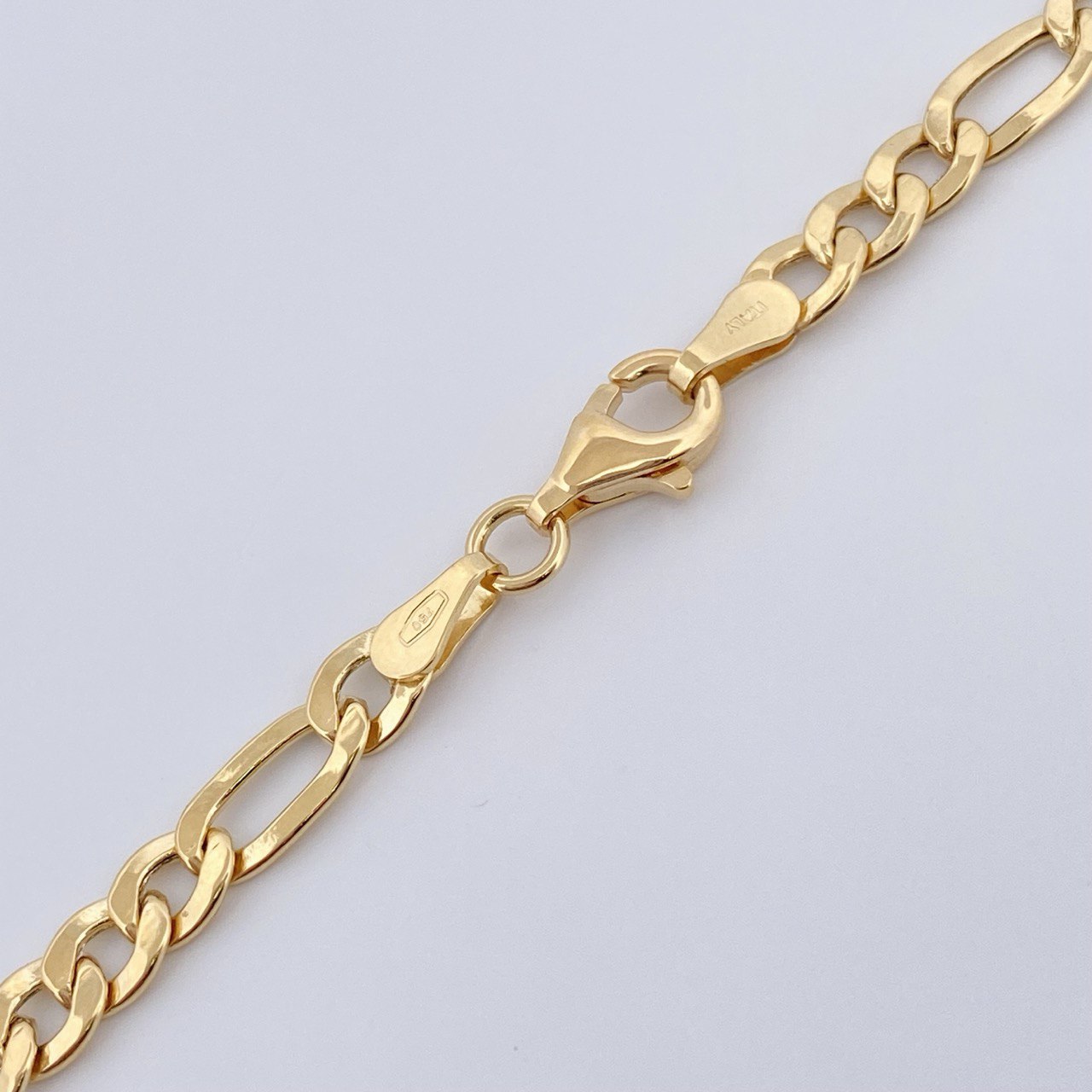 Figaro Chain 9.4gr / 23.8in / +0 18K Gold &