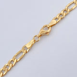 Figaro Chain 9.4gr / 23.8in / +0 18K Gold &