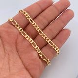 Figaro Chain 6.3gr / 23.8in / +0 18K Gold &