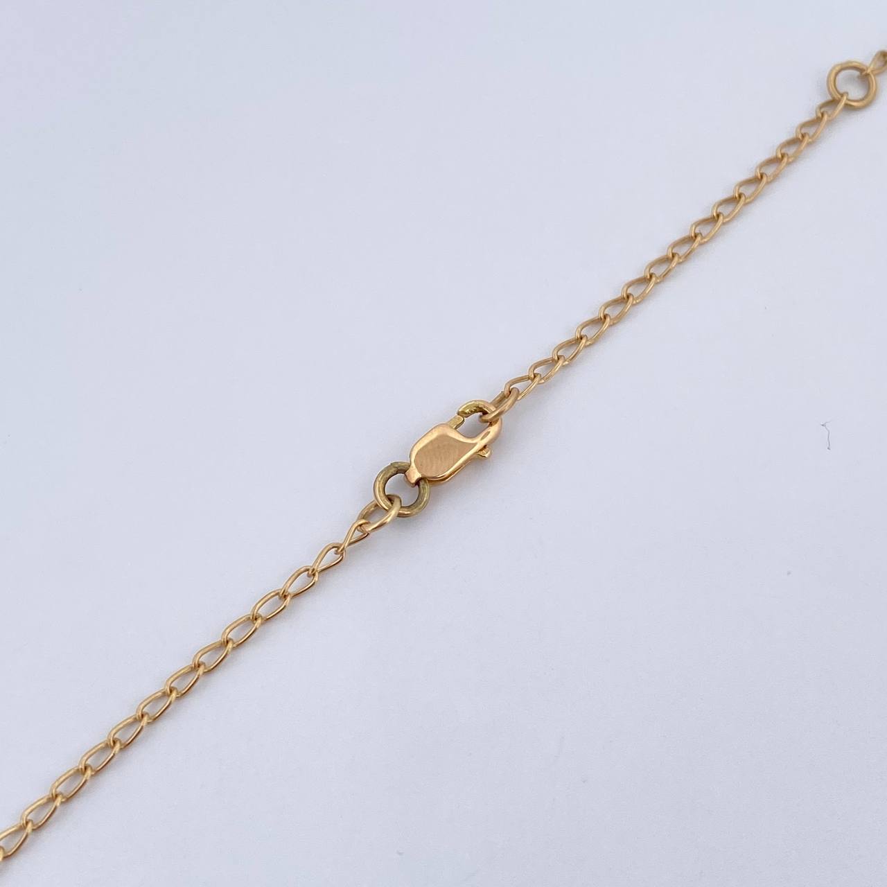 Espiga Chain Clover 9.25gr / 47.4cm-51.1cm / 1.4mm Diamond Cut 18K Yellow Gold &