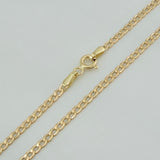 Cadena Cubana 2.9 g / 19 3/4 in / 2.3 mm Oro Amarillo 18K