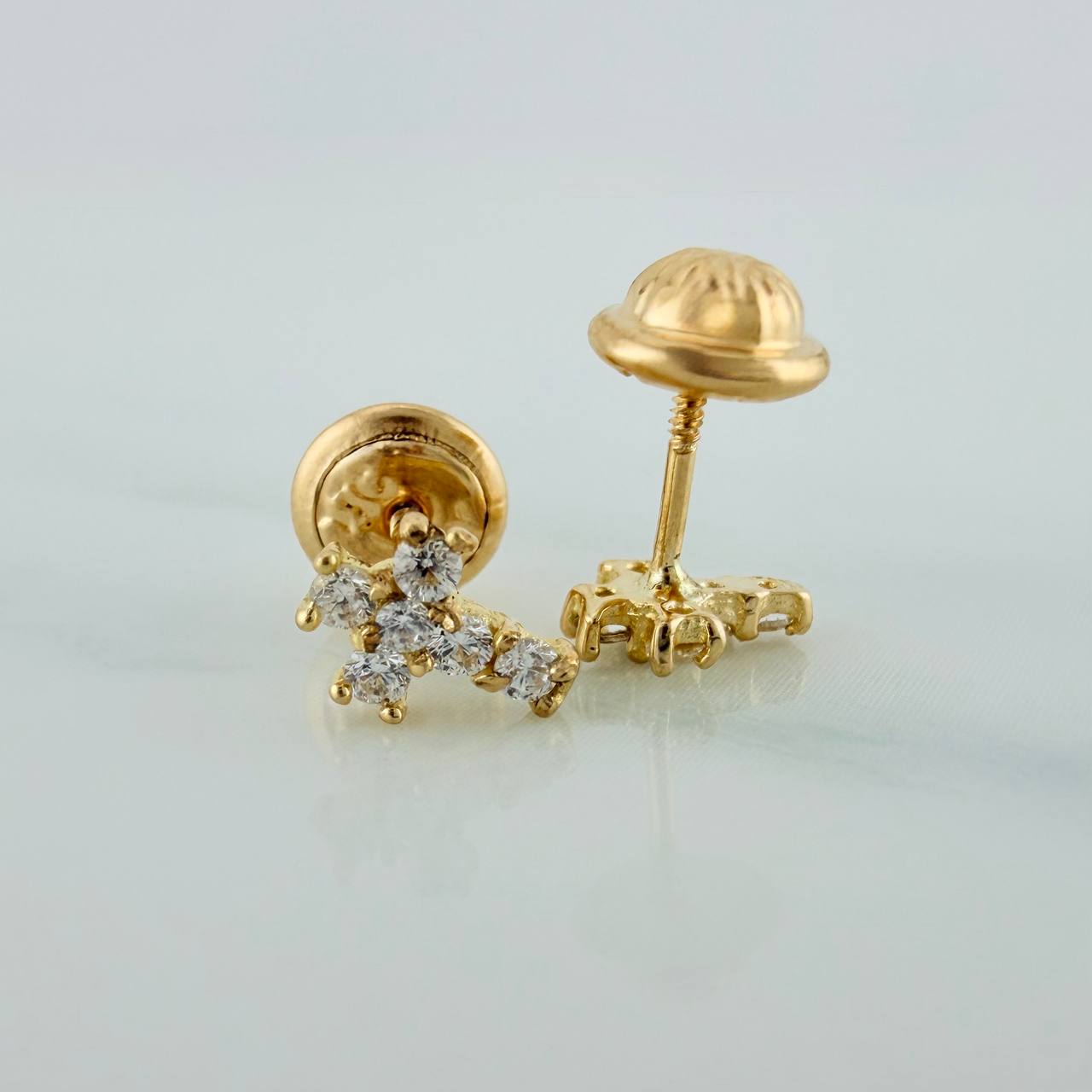 Topos Cruz 0.75gr / 5mm Oro Amarillo 18K %