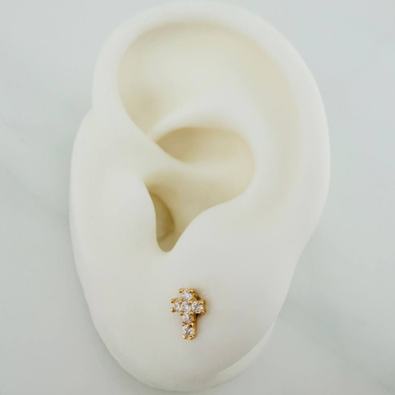 Topos Cruz 0.75gr / 5mm Oro Amarillo 18K %