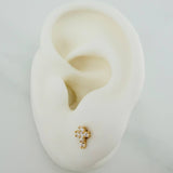 Topos Cruz 0.75gr / 5mm Oro Amarillo 18K %