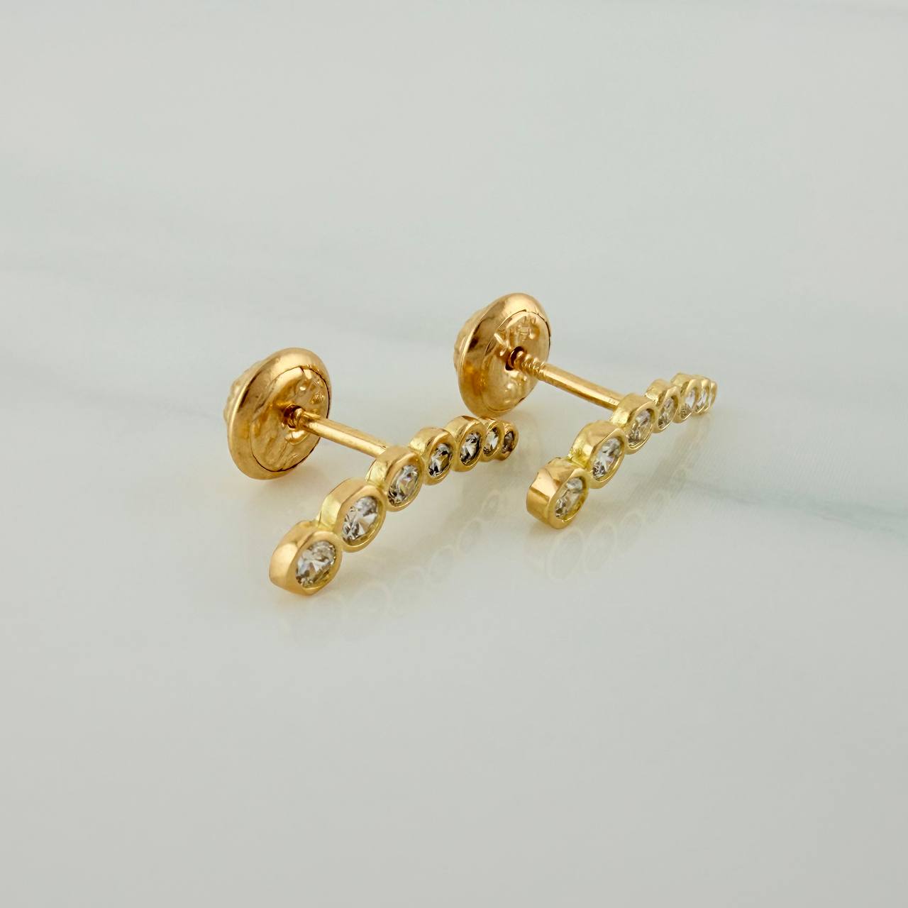 Topos Circulos 1gr / 13.9mm Oro Amarillo 18K %