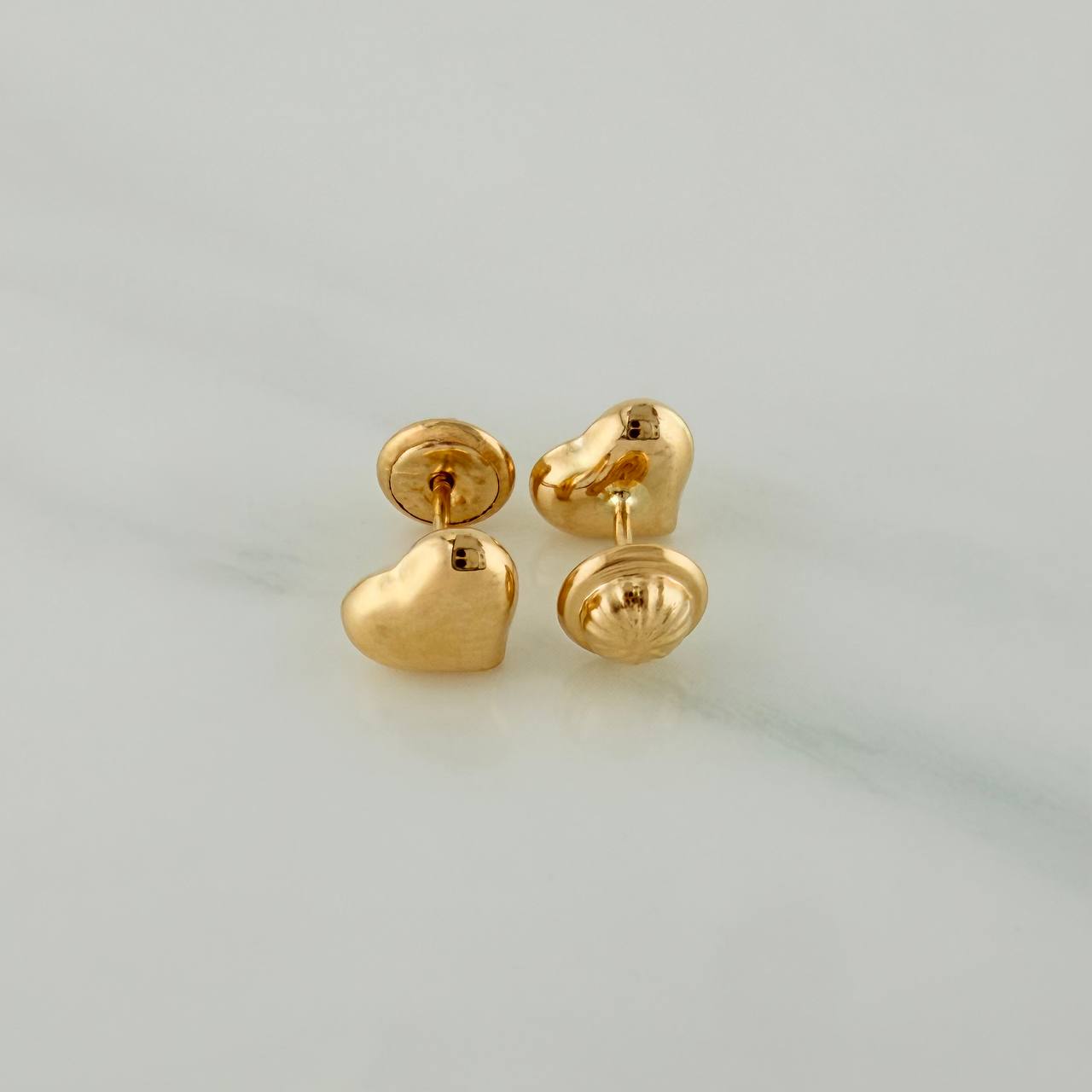 Topos Corazón 0.75gr / 7.2mm Oro Amarillo 18K %