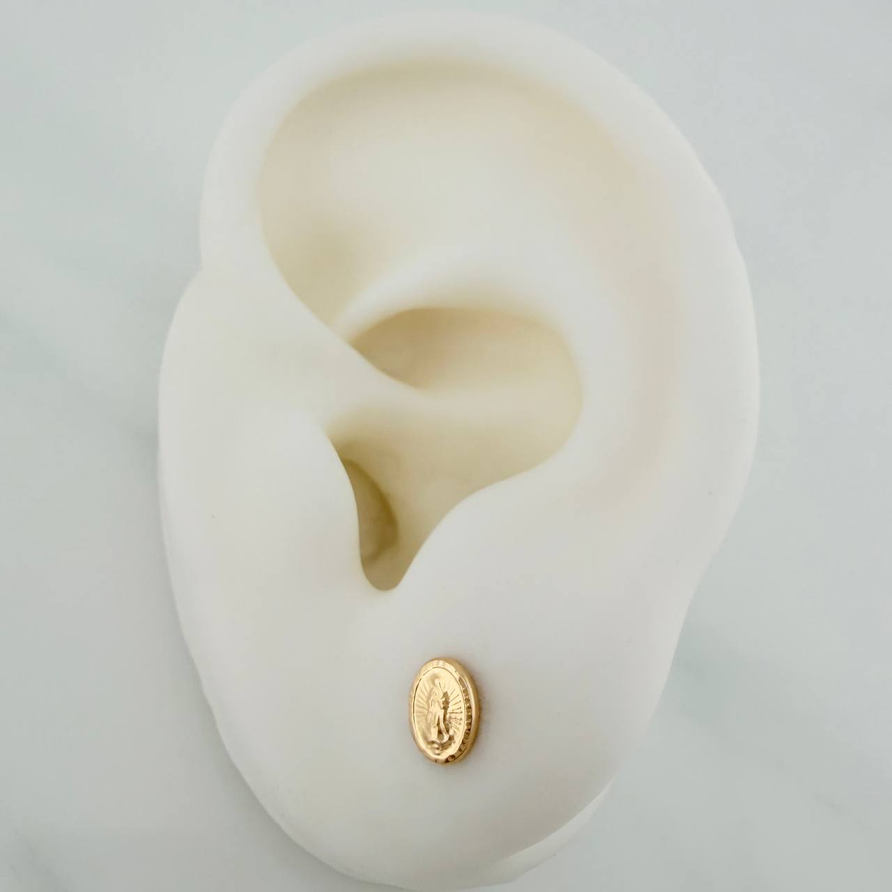 Topos Virgen Guadalupe 0.55gr / 4.6mm Oro Amarillo 18K %