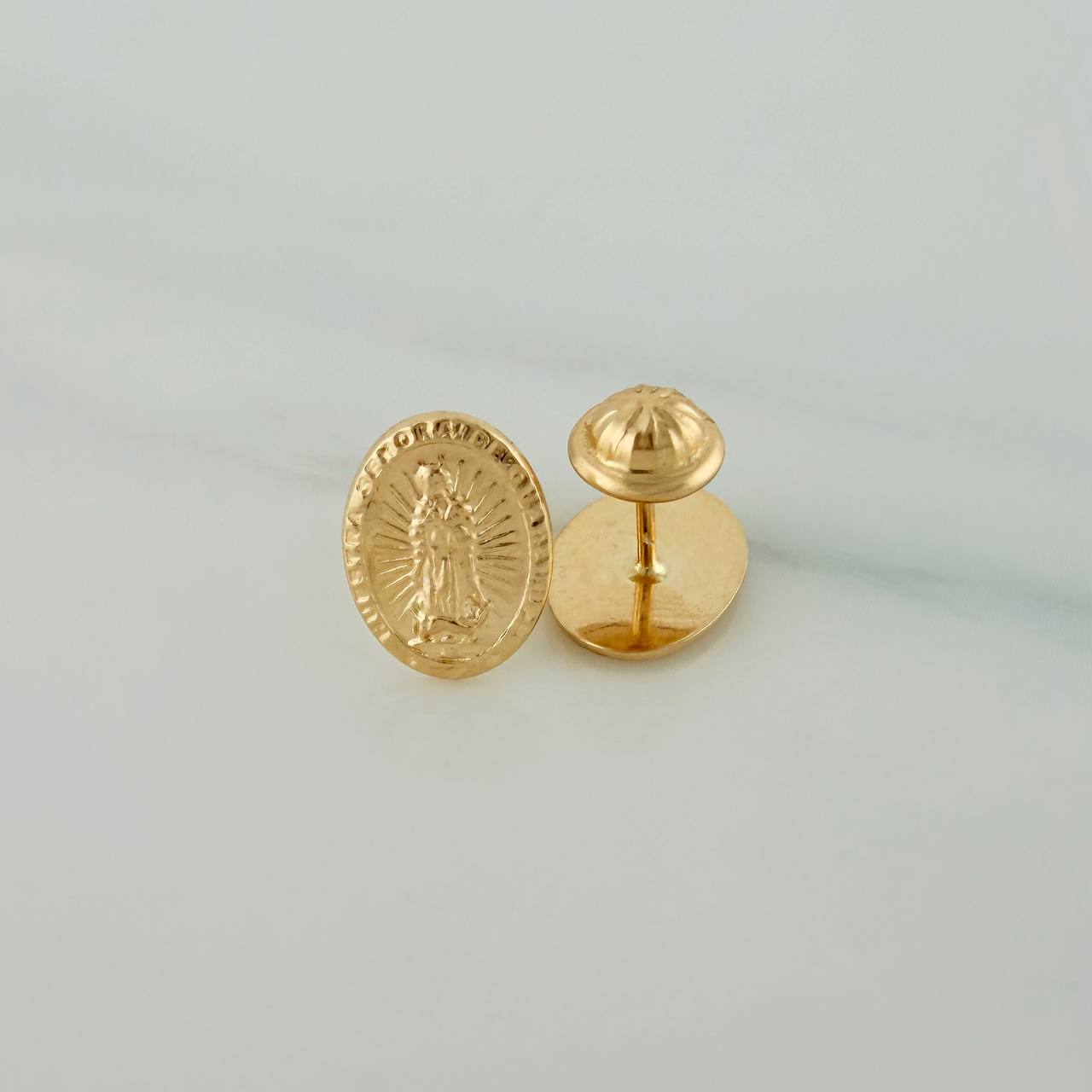 Topos Virgen De Guadalupe 0.75 g / in / 8.1 mm Oro Amarillo 18K