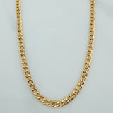 Cadena Cubana 7.7 g / 24 1/4 in / 4.1 mm Oro Amarillo 18K