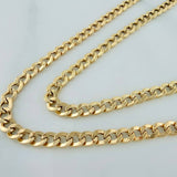 Cuban Links 9.05g / 28 1/4 in / 4.1mm Yellow Gold +1 18K $