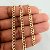 Cuban Links 9.05g / 28 1/4 in / 4.1mm Yellow Gold +1 18K $