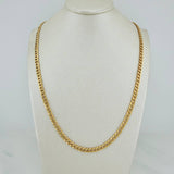 Cuban Links 8.8g / 28 in / 4.1mm Yellow Gold +1 18K $