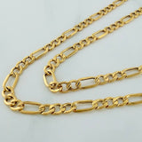 Figaro Chain 8g / 23 3/4 in / 4.3mm Yellow Gold +1 18K $
