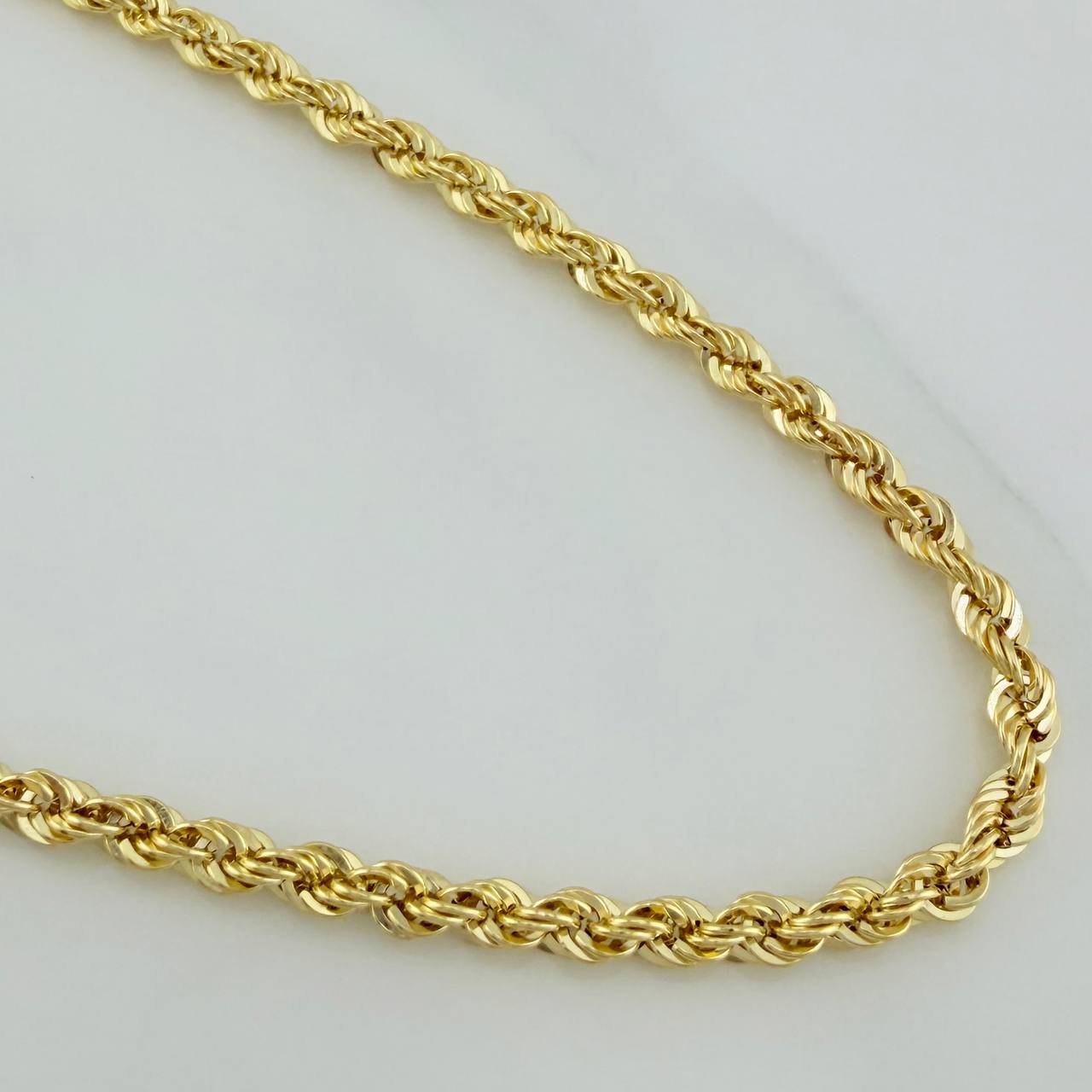 Rope Chain 6.25g / 23 1/2 in / 3.2mm Yellow Gold +3 18K $
