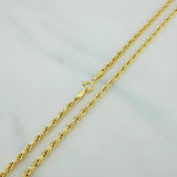 Cadena Lazo 5.8g / 20 in / 2.5mm Oro Amarillo 18K