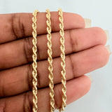 Cadena Lazo 5.8gr / 19 3/4 in / 2.6mm Oro Amarillo +3 18K $