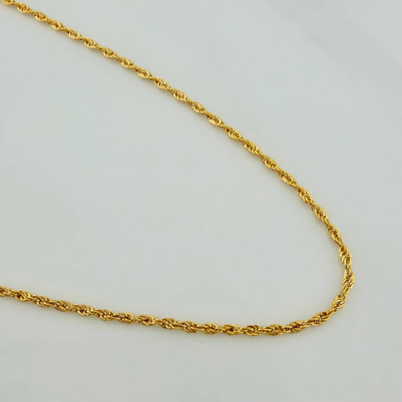 Rope Chain 1.5gr / 23.6in / 18K Gold +3 $