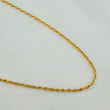 Rope Chain 1.5gr / 23.6in / 18K Gold +3 $