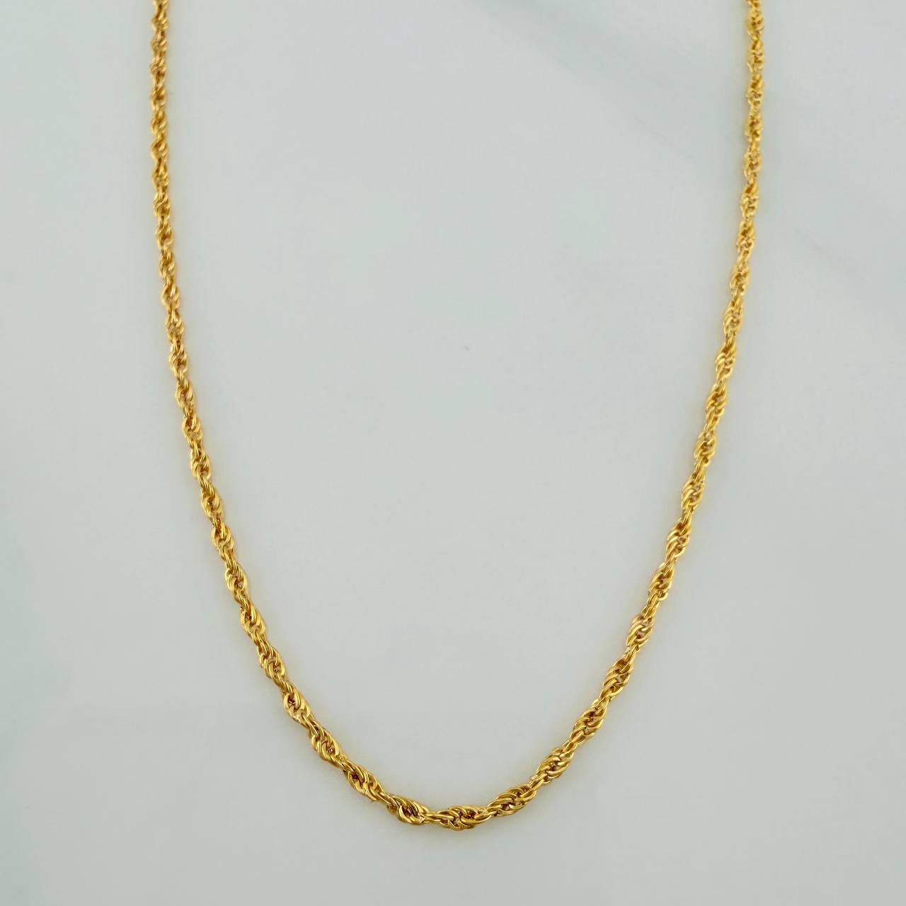 Rope Chain 1.5gr / 23.6in / 18K Gold +3 $