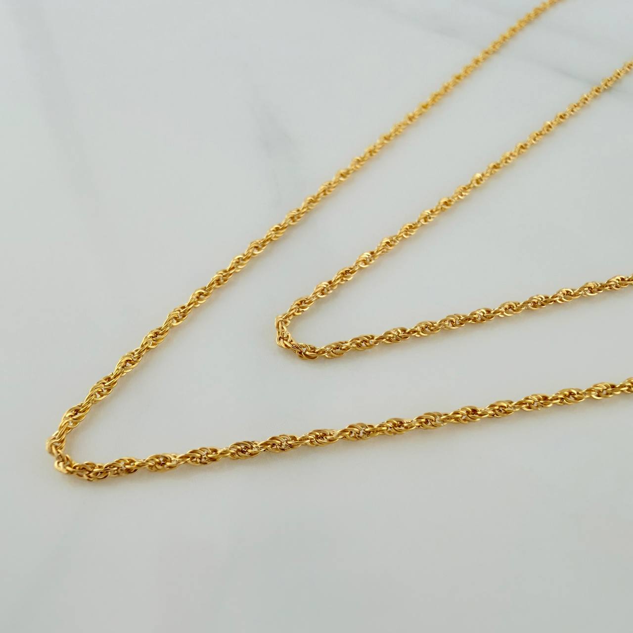 Rope Chain 1.5gr / 23.6in / 18K Gold +3 $