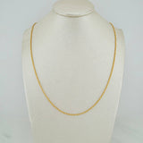 Rope Chain 1 g / 19 3/4 in / 1.2 mm Yellow Gold 18K