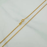 Cadena Veneciana 1.75gr / 23 1/2 in / 0.8mm Oro Amarillo +3 18K $