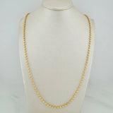 Cadena Militar Media Luna 12.75gr / 20 in / 3mm Oro Amarillo Nac.Esp. 18K %