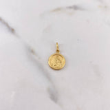 Dije Virgen Del Carmen 0.55gr / 1.9cm / Troquelado Oro Amarillo 18K #