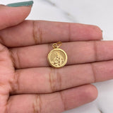 Dije Virgen Del Carmen 0.55gr / 1.9cm / Troquelado Oro Amarillo 18K #