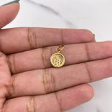 Pendant Virgen Del Carmen 0.4gr / 1.6cm / 18K Yellow Gold Stamped #
