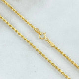 Cadena Lazo 1.4 g / 17 3/4 in / 1.6 mm Oro Amarillo 18K