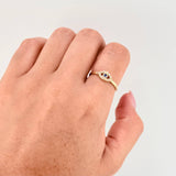 Anillo Ojo Tupido 1.4gr / T7 3/4 / Oro Amarillo 18K ©