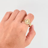 Anillo Virgen Guadalupe Marco Filigrana 5.25gr / T13 1/2 / Oro Amarillo 18K ©