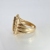 Anillo Virgen Guadalupe 8.75gr / T8 1/4 / Oro Amarillo 18K ©