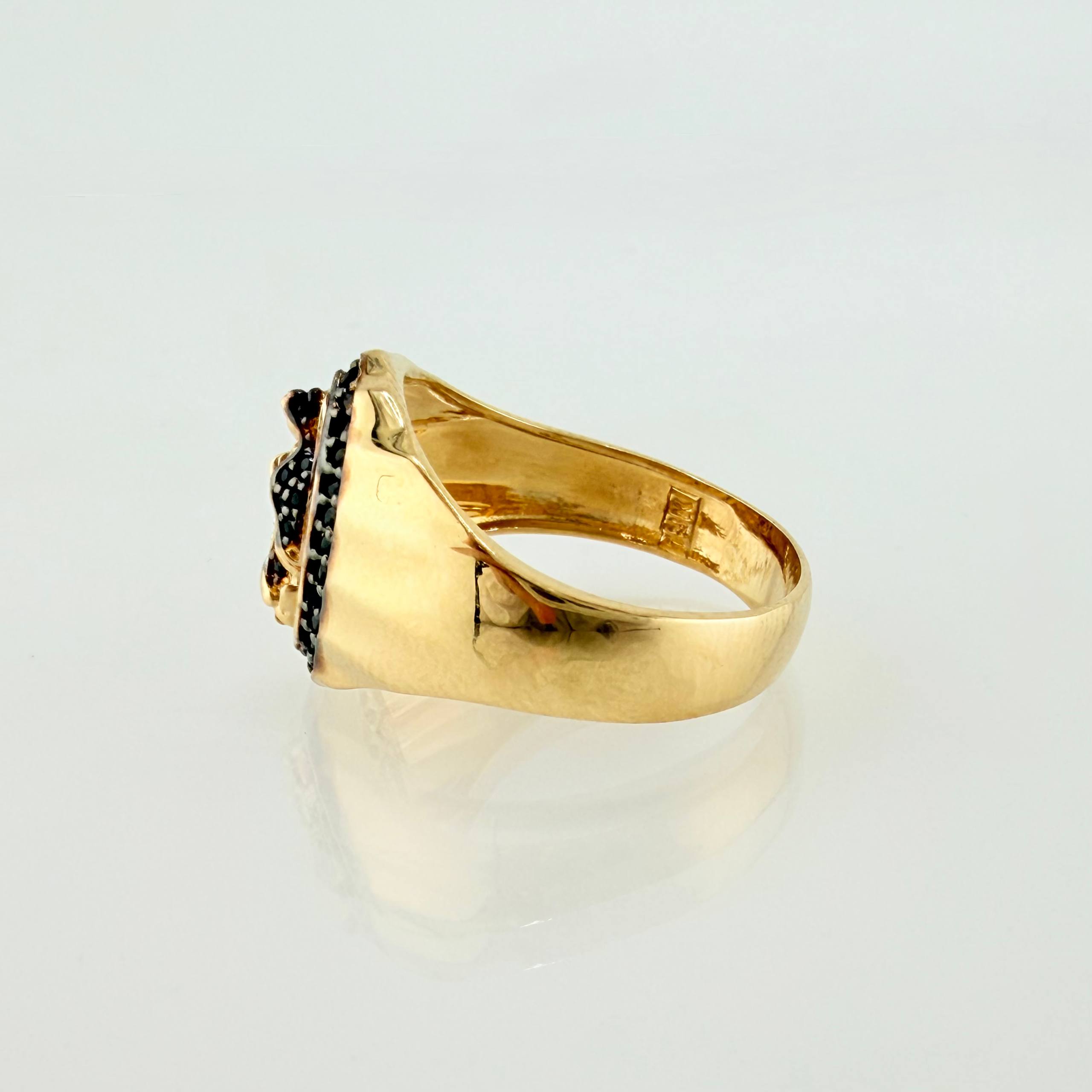 Anillo Virgen Guadalupe 4.9gr / T7 3/4 / Oro Amarillo 18K ©