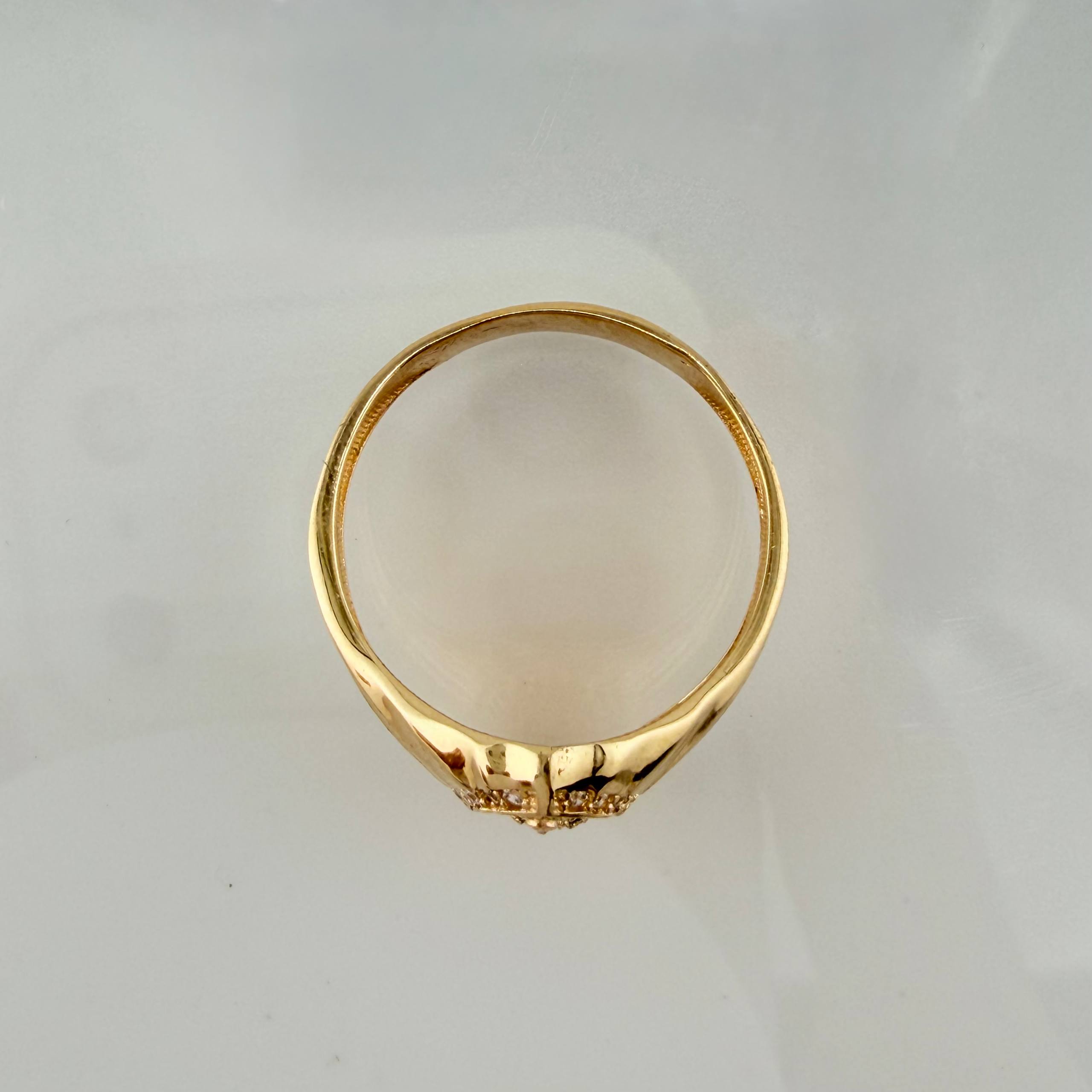 Anillo Virgen Guadalupe 4.35gr / T10 / Oro Amarillo 18K ©