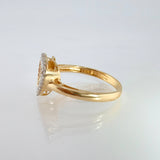 Anillo Corazón Tupido 2.6gr / T6 1/2 / Oro Amarillo 18K ©