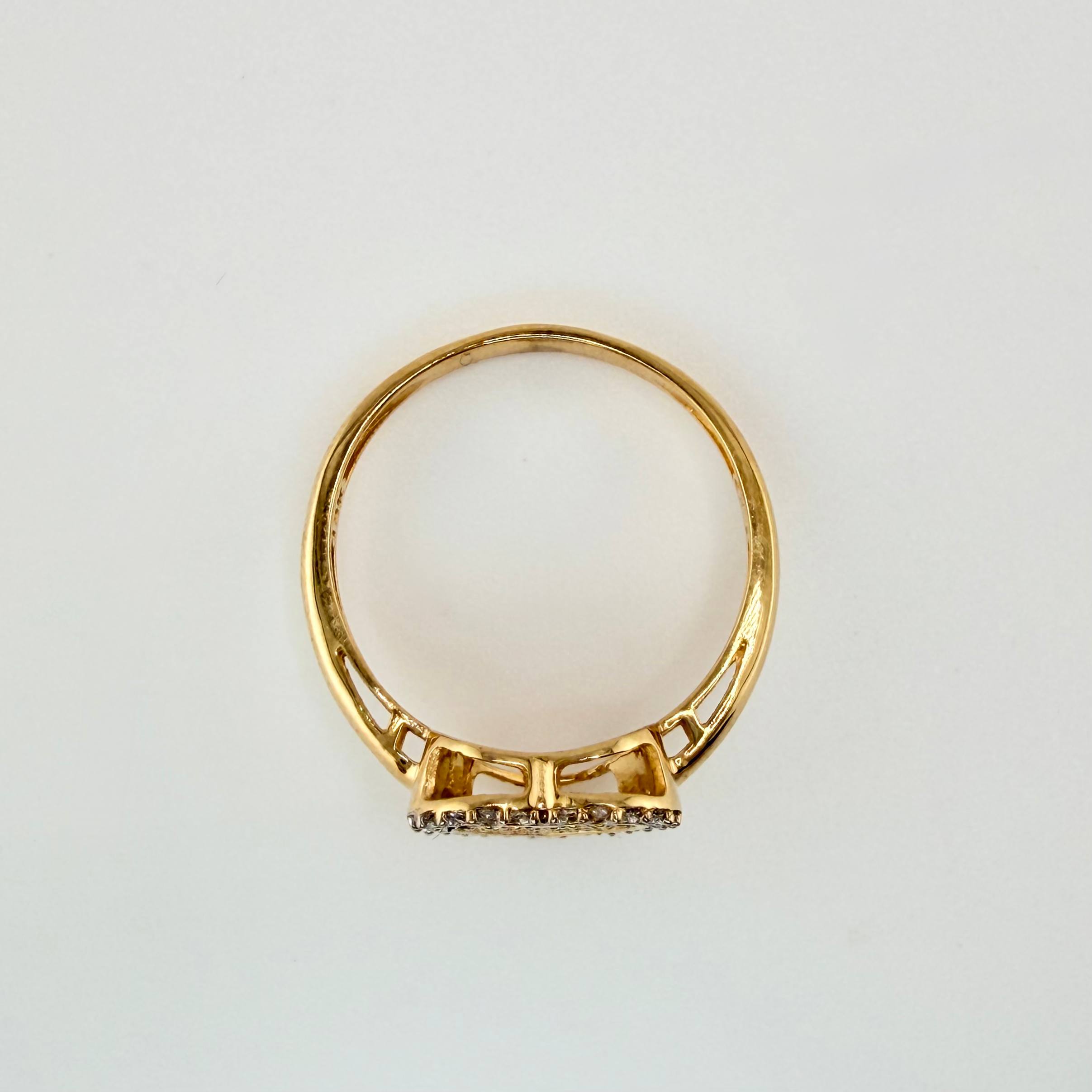 Anillo Corazón Tupido 2.65gr / T7 1/2 / Oro Amarillo 18K ©