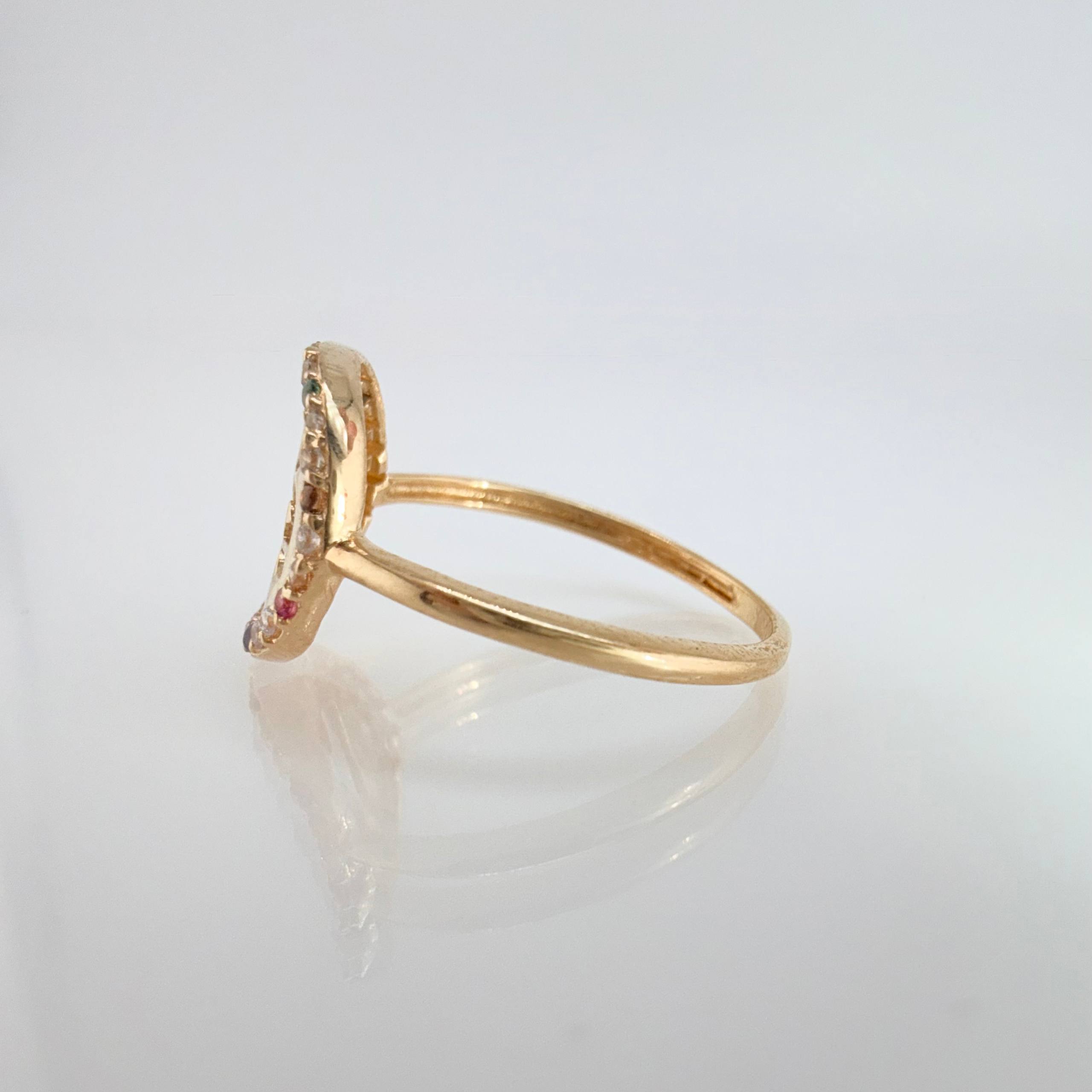 Anillo Fé 1.85gr / T5 3/4 / Oro Amarillo 18K ©