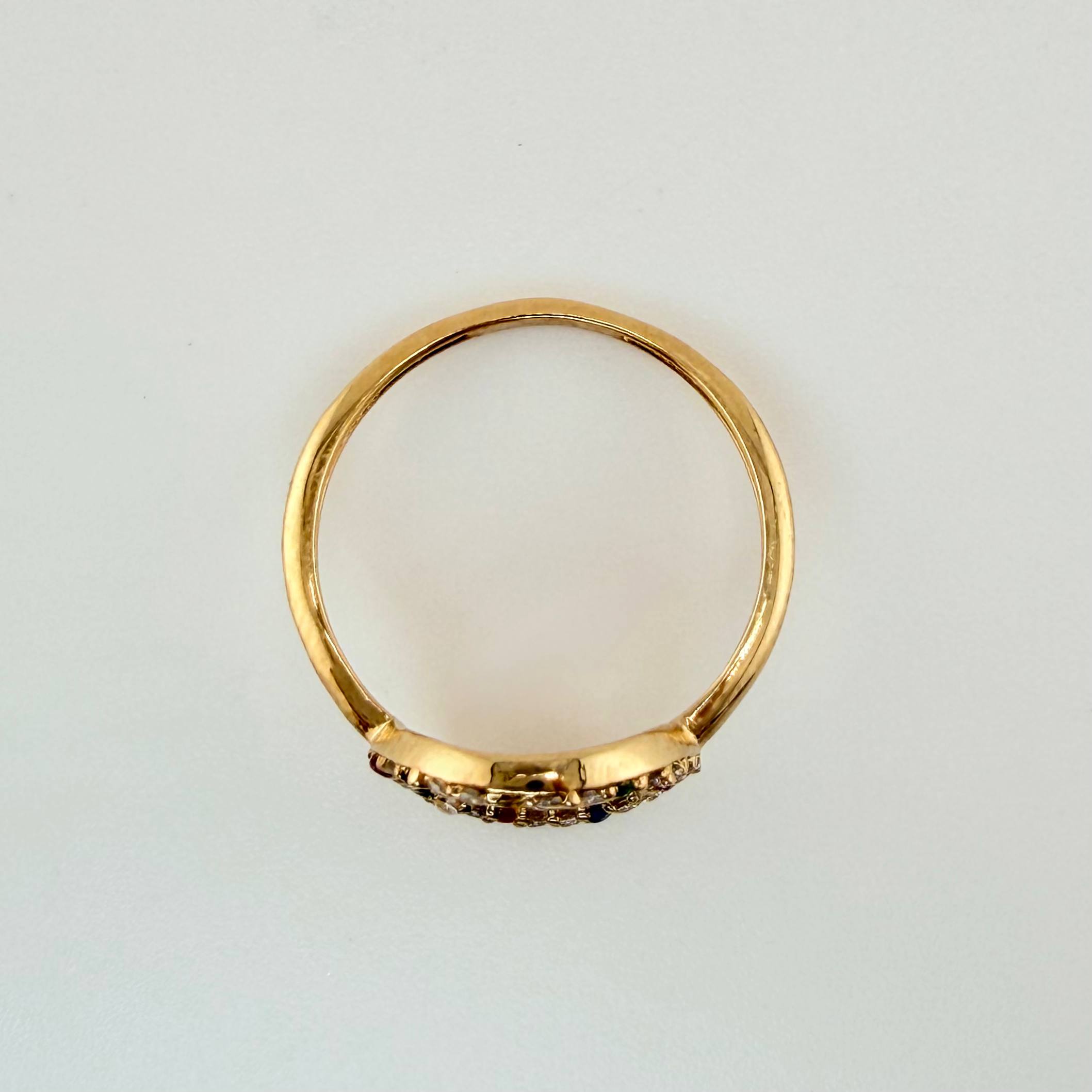 Anillo Fé 1.85gr / T5 3/4 / Oro Amarillo 18K ©