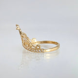 Anillo Tiara 1.85gr / T5 1/4 / Oro Amarillo 18K ©