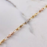 Bracelet Sand Watch 4.2gr / 20.6cm / 3.2mm Dotted Three 18K Gold $