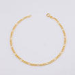 Pulso Figaro 0.95g / 7 1/2 in / 2.6mm Oro Amarillo 18K